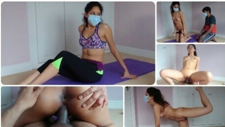 Coronavirus quarantine gym session turns into sexercise